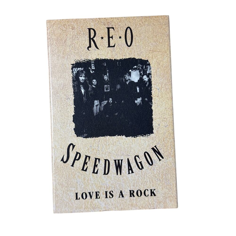 REO SPEEDWAGON LOVE IS A ROCK CASSETTE SINGLE slipcover cbs records